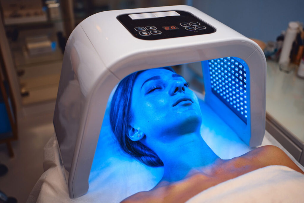 Enhance Your Skincare Results: Light Therapy For Age Defense, Back Facial, Age Reversal, And Acne Treatment